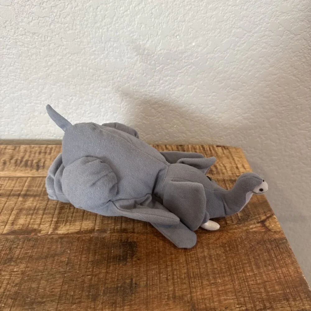 Hand Puppet Elephant Plush Creations 1995 Safari Animals Pretend Play Sounds